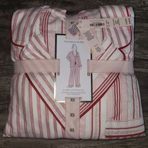 Victoria's Secret Flannel Long Pajama Set